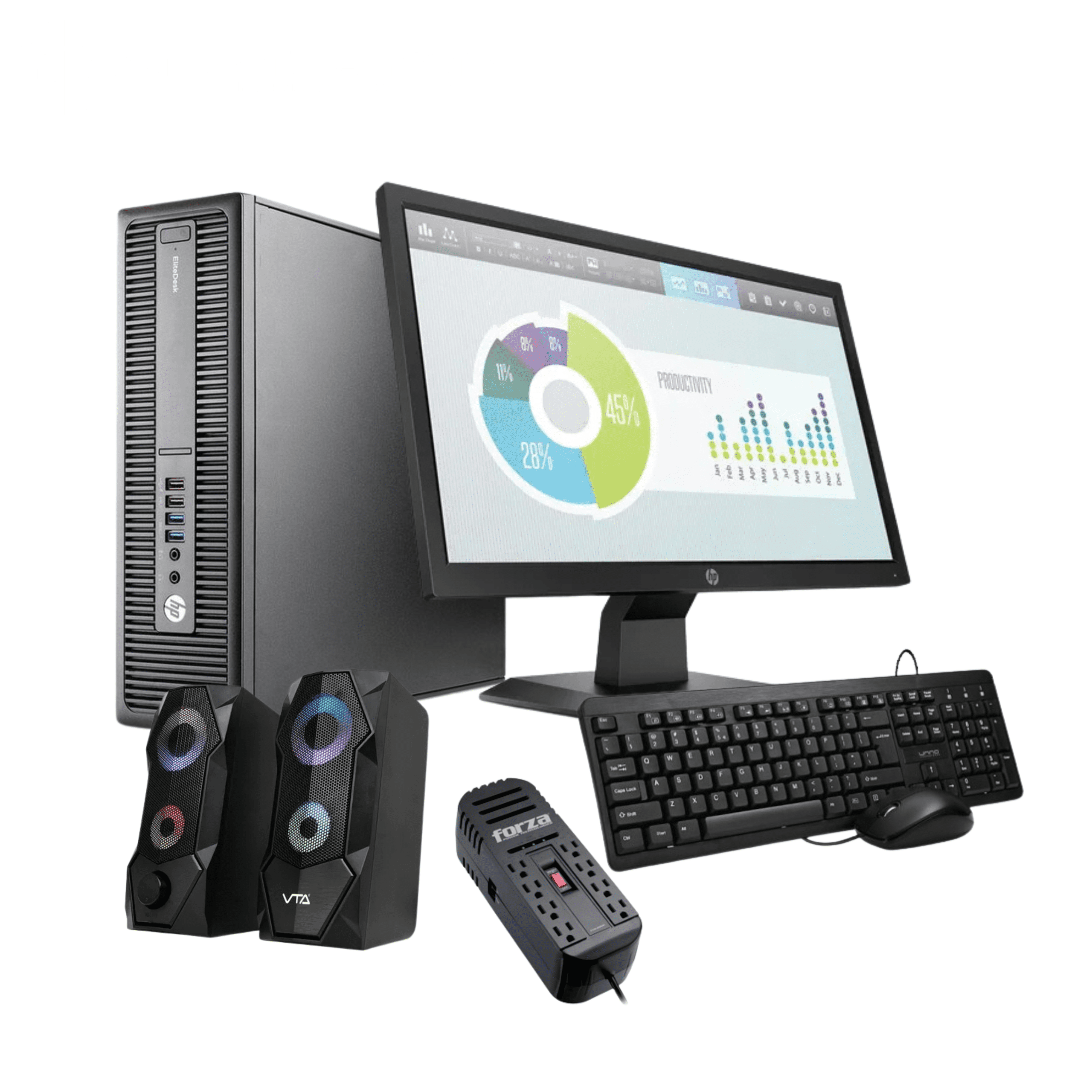 HP 800G2, core i7 6a/bocinas/regulador